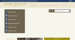 Desktop Screenshot of prairietownship.org